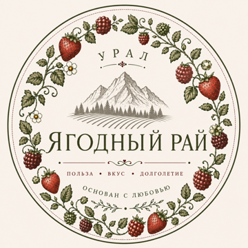 Логотип Ягодный рай